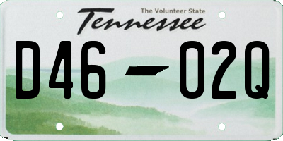 TN license plate D4602Q