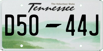 TN license plate D5044J