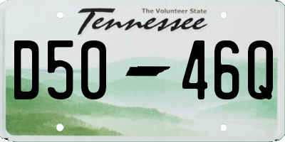 TN license plate D5046Q