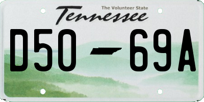 TN license plate D5069A