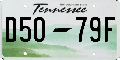 TN license plate D5079F