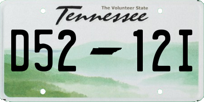 TN license plate D5212I