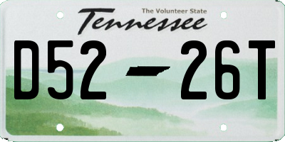 TN license plate D5226T