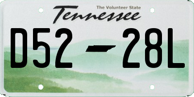 TN license plate D5228L