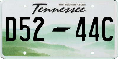 TN license plate D5244C
