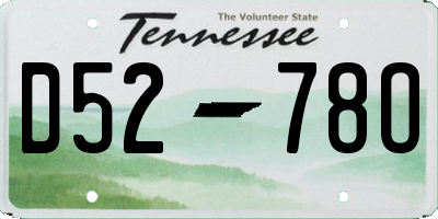 TN license plate D5278O