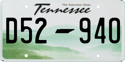TN license plate D5294O