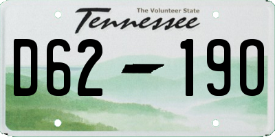 TN license plate D6219O