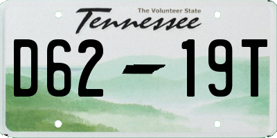 TN license plate D6219T