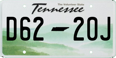 TN license plate D6220J
