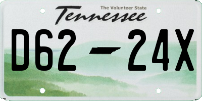 TN license plate D6224X