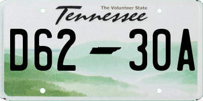 TN license plate D6230A