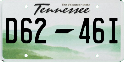 TN license plate D6246I