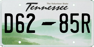 TN license plate D6285R