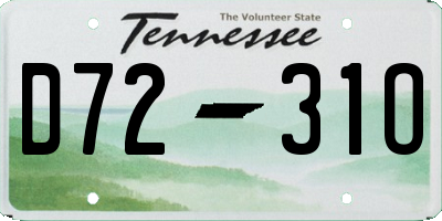 TN license plate D7231O