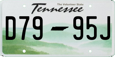 TN license plate D7995J
