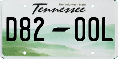 TN license plate D8200L