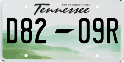 TN license plate D8209R
