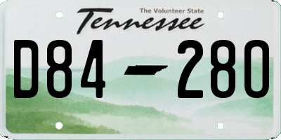 TN license plate D8428O