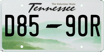 TN license plate D8590R
