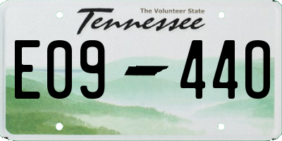TN license plate E0944O
