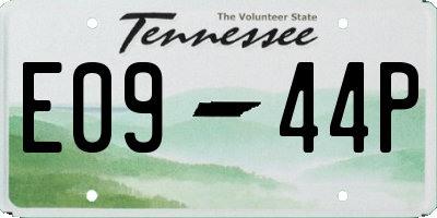 TN license plate E0944P