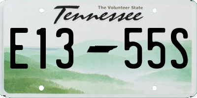 TN license plate E1355S