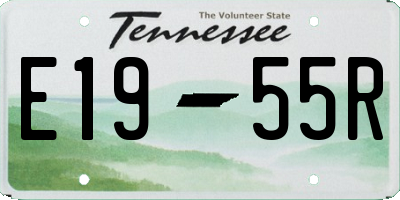 TN license plate E1955R