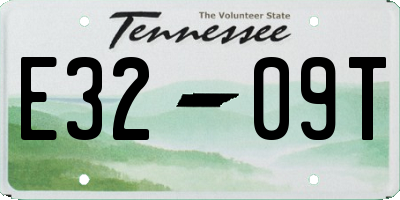 TN license plate E3209T