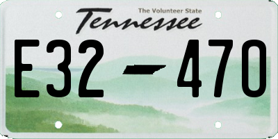 TN license plate E3247O