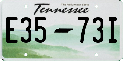 TN license plate E3573I