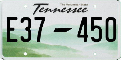 TN license plate E3745O