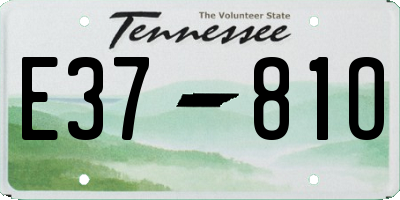 TN license plate E3781O