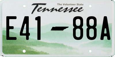 TN license plate E4188A