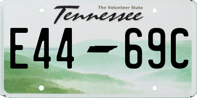 TN license plate E4469C
