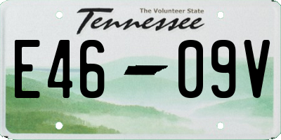 TN license plate E4609V