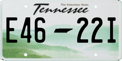 TN license plate E4622I