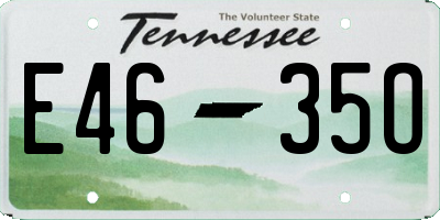 TN license plate E4635O