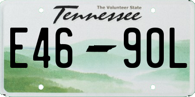 TN license plate E4690L