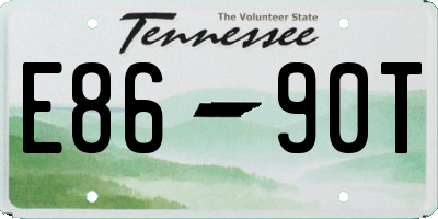 TN license plate E8690T