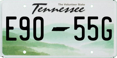 TN license plate E9055G