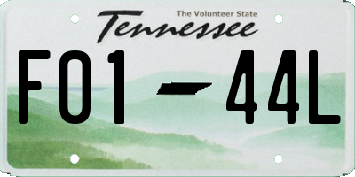 TN license plate F0144L