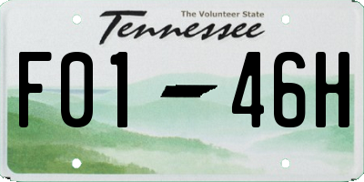 TN license plate F0146H