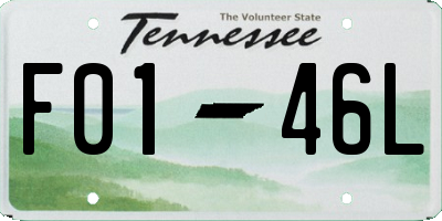 TN license plate F0146L