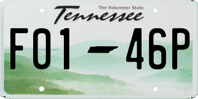 TN license plate F0146P