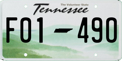 TN license plate F0149O