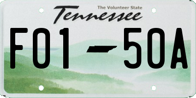 TN license plate F0150A