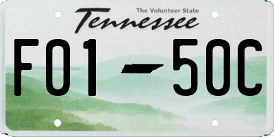 TN license plate F0150C