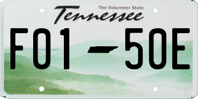 TN license plate F0150E