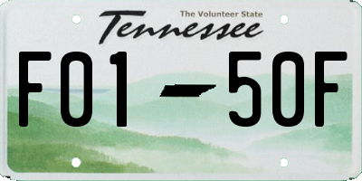 TN license plate F0150F
